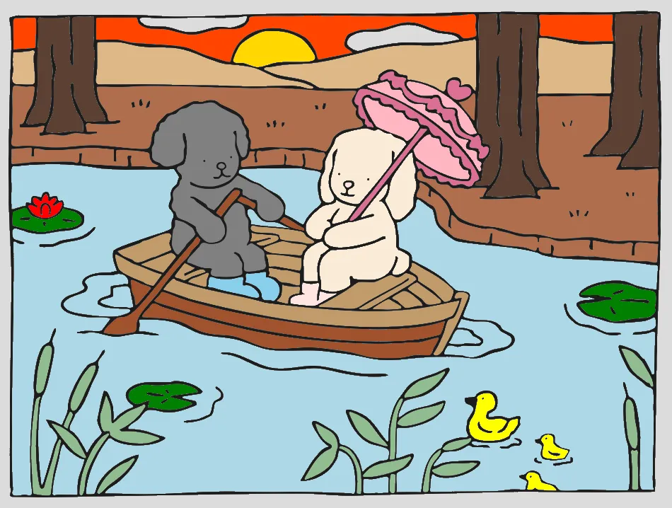 casal – Desenho Colorido Online para Pintar e Imprimir | Jogo de Colorir Grátis no Mundo dos Jogos - Imagem Destacada