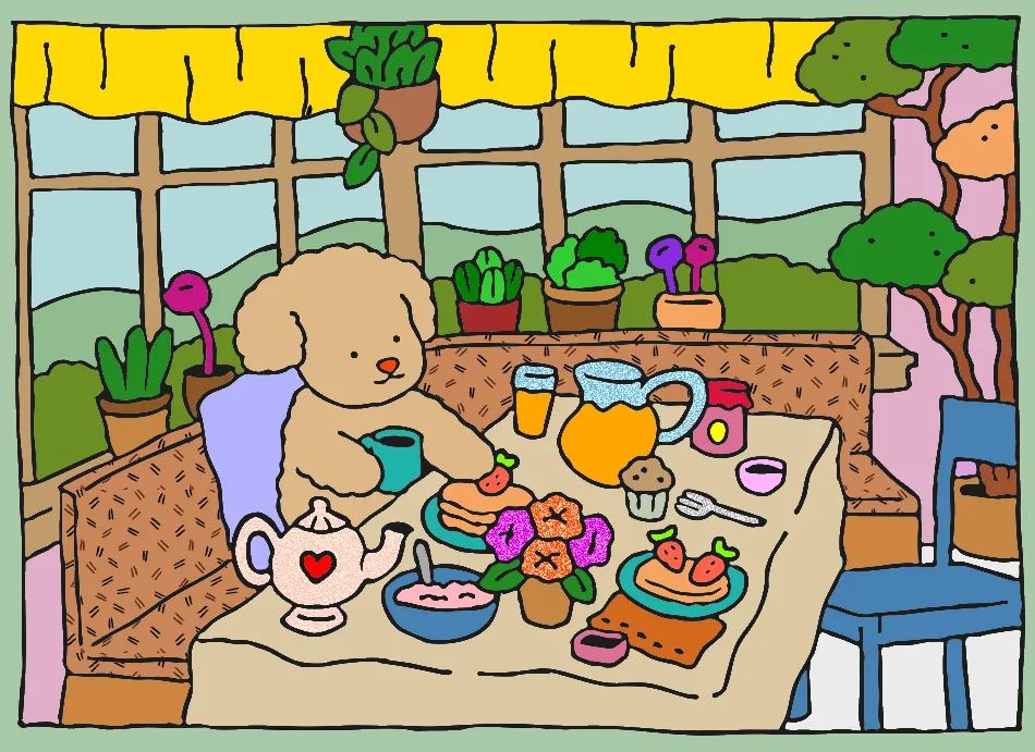 Cozinha – Desenho Colorido Online para Pintar e Imprimir | Jogo de Colorir Grátis no Mundo dos Jogos - Imagem Destacada