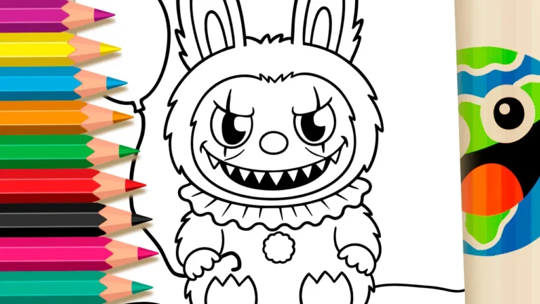Desenho para colorir Labubu It a Coisa para Colorir