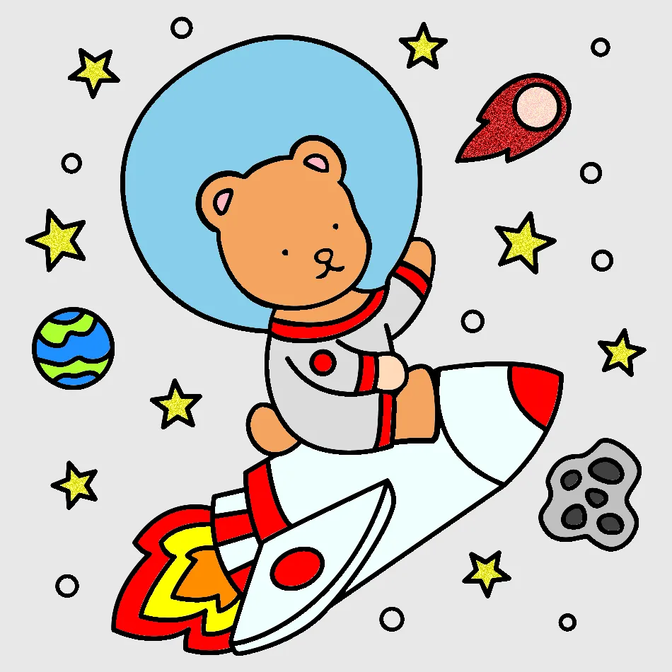 Espaço mágico da mallu 🪄 – Desenho Colorido Online para Pintar e Imprimir | Jogo de Colorir Grátis no Mundo dos Jogos - Imagem Destacada