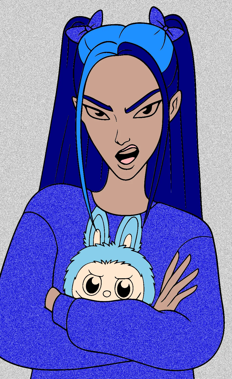 labubu – Desenho Colorido Online para Pintar e Imprimir | Jogo de Colorir Grátis no Mundo dos Jogos - Imagem Destacada