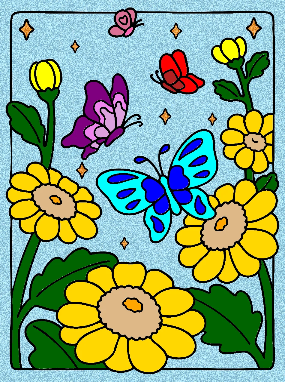 lindas flores – Desenho Colorido Online para Pintar e Imprimir | Jogo de Colorir Grátis no Mundo dos Jogos - Imagem Destacada