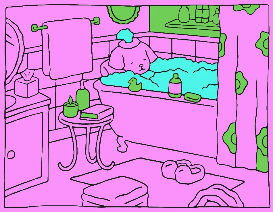 meu azul – Desenho Colorido Online para Pintar e Imprimir | Jogo de Colorir Grátis no Mundo dos Jogos - Imagem Destacada