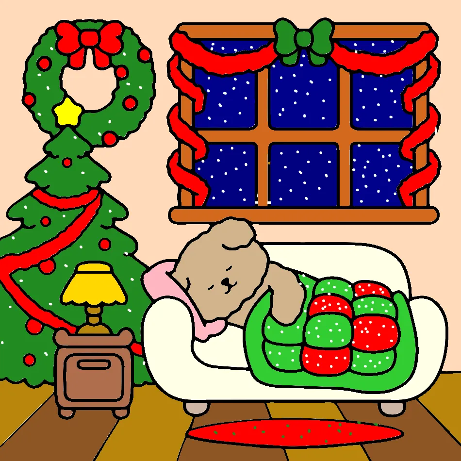 O mundo dos sonhos natalinos🎅 – Desenho Colorido Online para Pintar e Imprimir | Jogo de Colorir Grátis no Mundo dos Jogos - Imagem Destacada