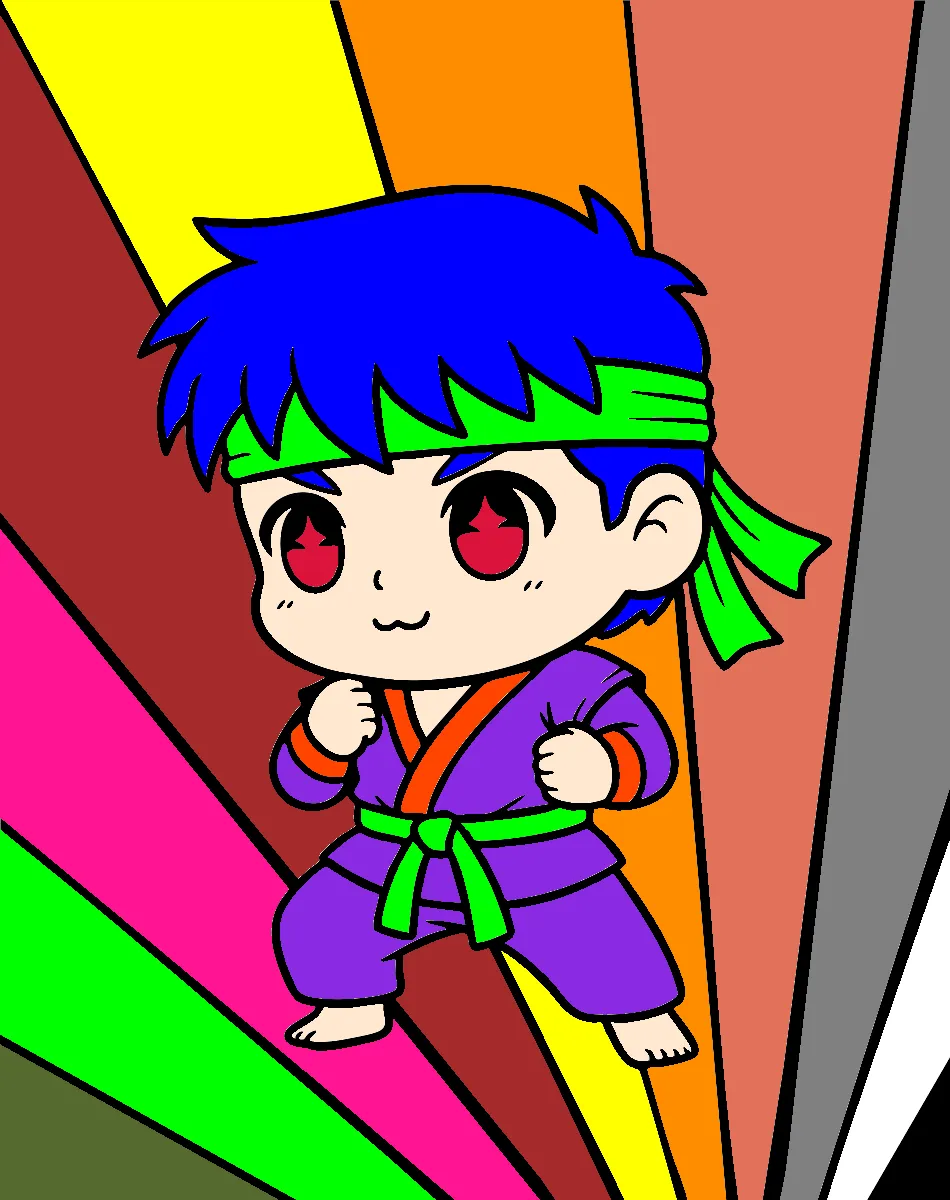 Ryu da Louise – Desenho Colorido Online para Pintar e Imprimir | Jogo de Colorir Grátis no Mundo dos Jogos - Imagem Destacada