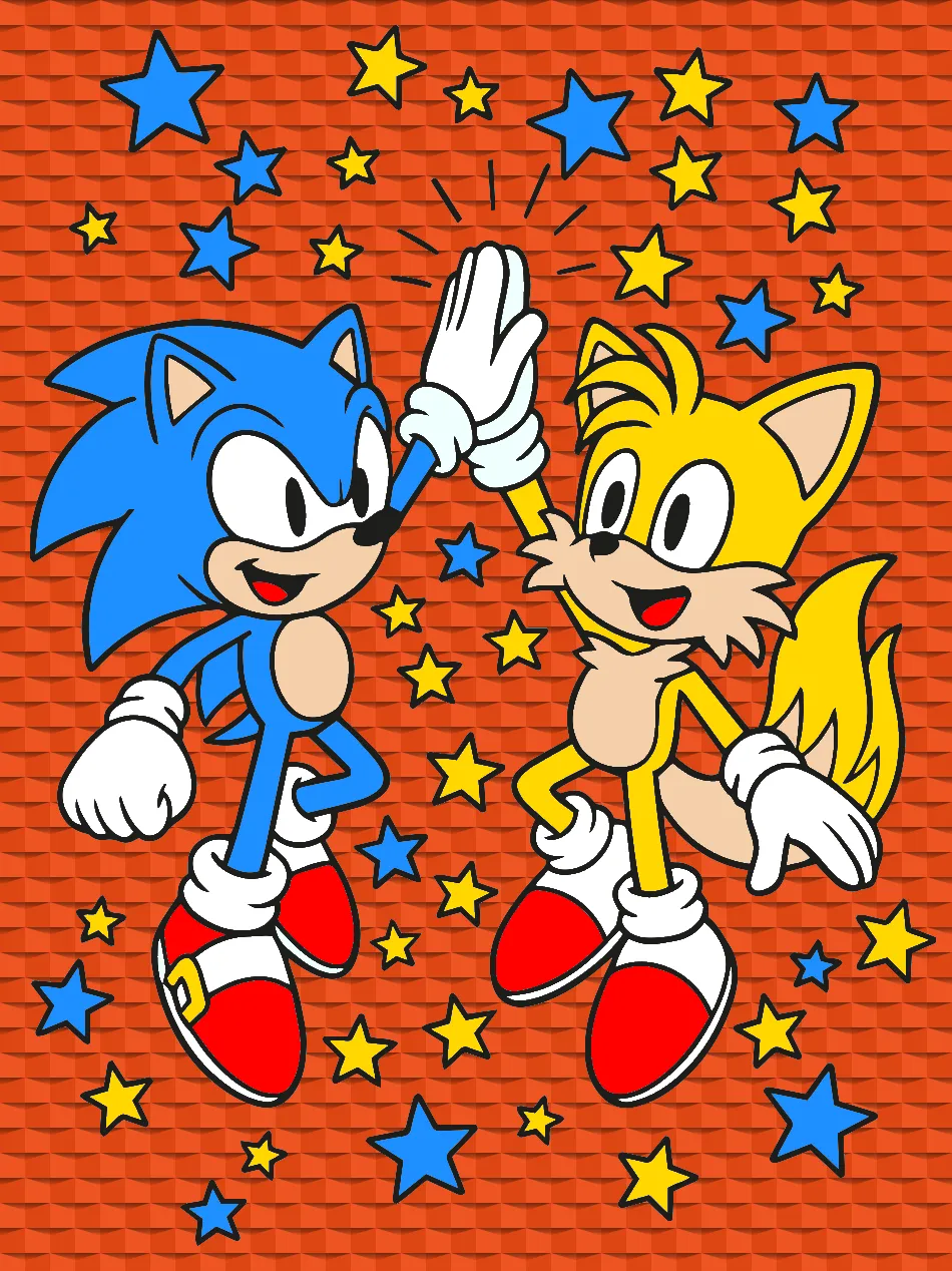 sonic e tails – Desenho Colorido Online para Pintar e Imprimir | Jogo de Colorir Grátis no Mundo dos Jogos - Imagem Destacada