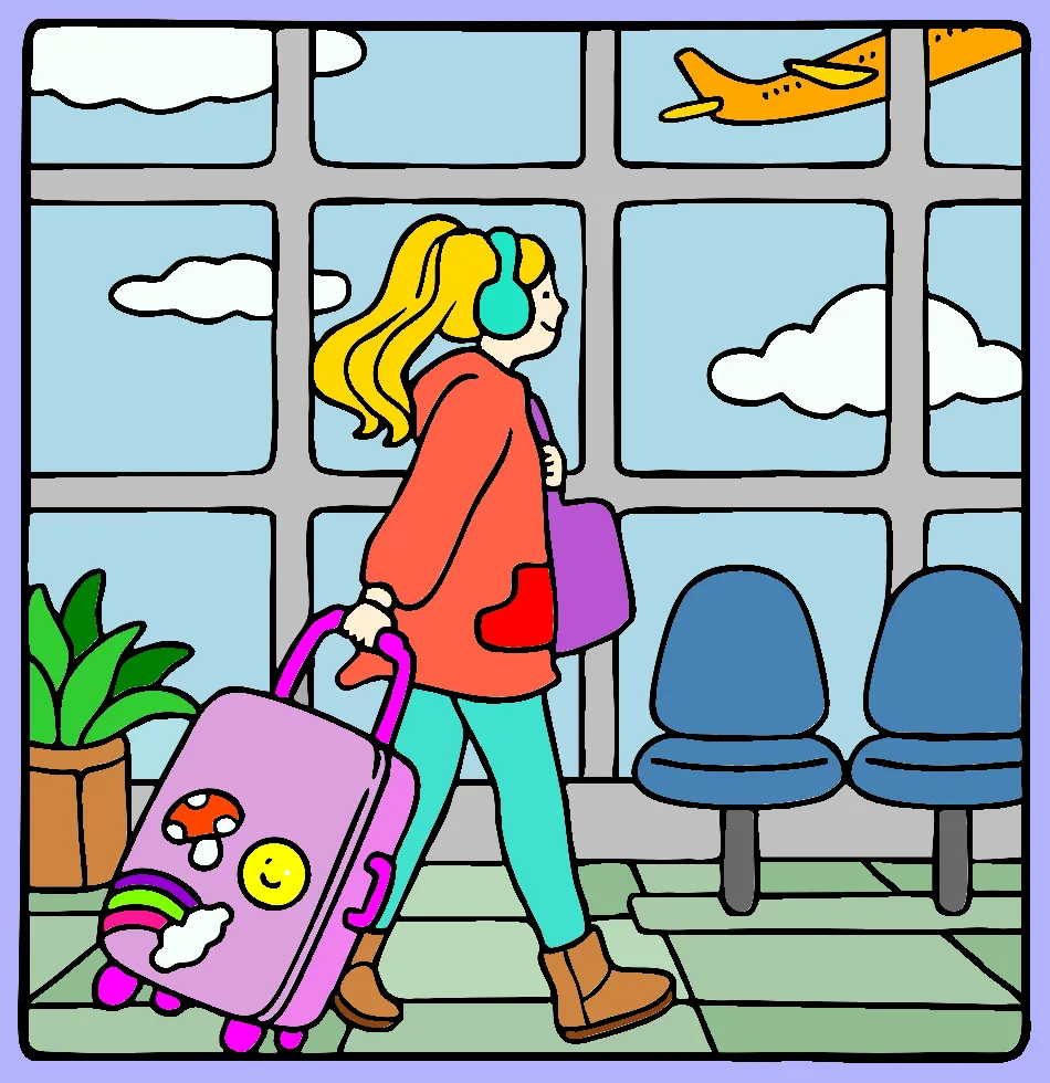 Viagem – Desenho Colorido Online para Pintar e Imprimir | Jogo de Colorir Grátis no Mundo dos Jogos - Imagem Destacada