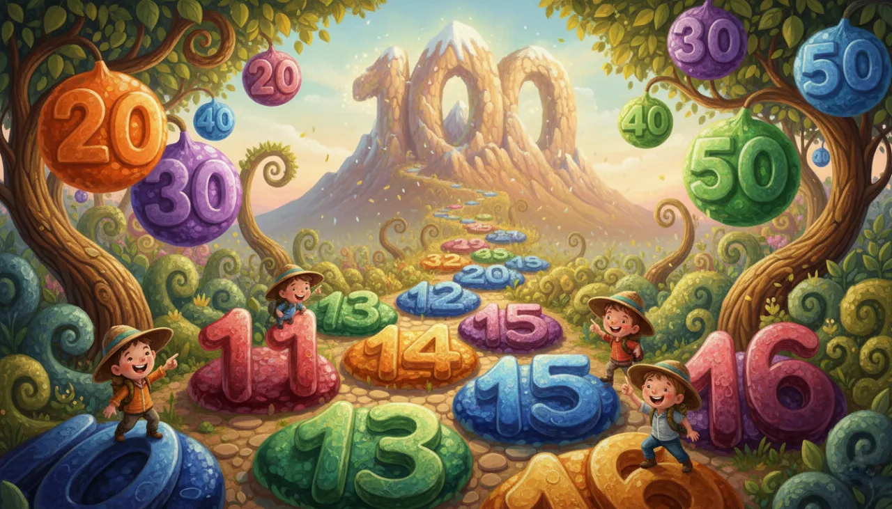 Caça-palavras de Numbers 10 to 100 (Inglês 4º Ano)