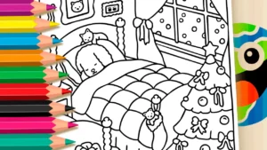 Desenho para colorir Bobbie Goods - Sono de Natal