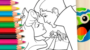 Desenho para colorir Desenho de A Bela Adormecida para Colorir: Pinte Online ou Imprima em Alta Qualidade