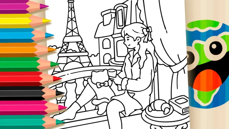 Estética Paris para Colorir e Imprimir: Pinte Online com Cores Mágicas