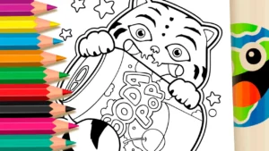 Desenho para colorir Desenho de Kpop Derpy Soda Pop para Colorir: Pinte Online ou Imprima Grátis