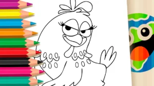 Desenho para colorir Desenho da Galinha Pintadinha para Colorir: Pinte Online ou Imprima em Alta Qualidade