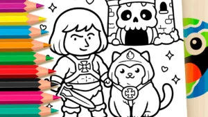 Desenho para colorir Desenho de He Man Fofo para Colorir: Pinte Online ou Imprima em Alta Qualidade