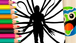 Desenho para colorir Desenho do Vecna para Colorir: O Capítulo 9 Secreto de Stranger Things