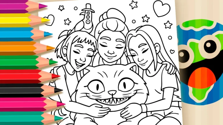 Sussie Derpy Kpop Demon Hunters para Colorir e Imprimir: Pinte Online com Cores Mágicas