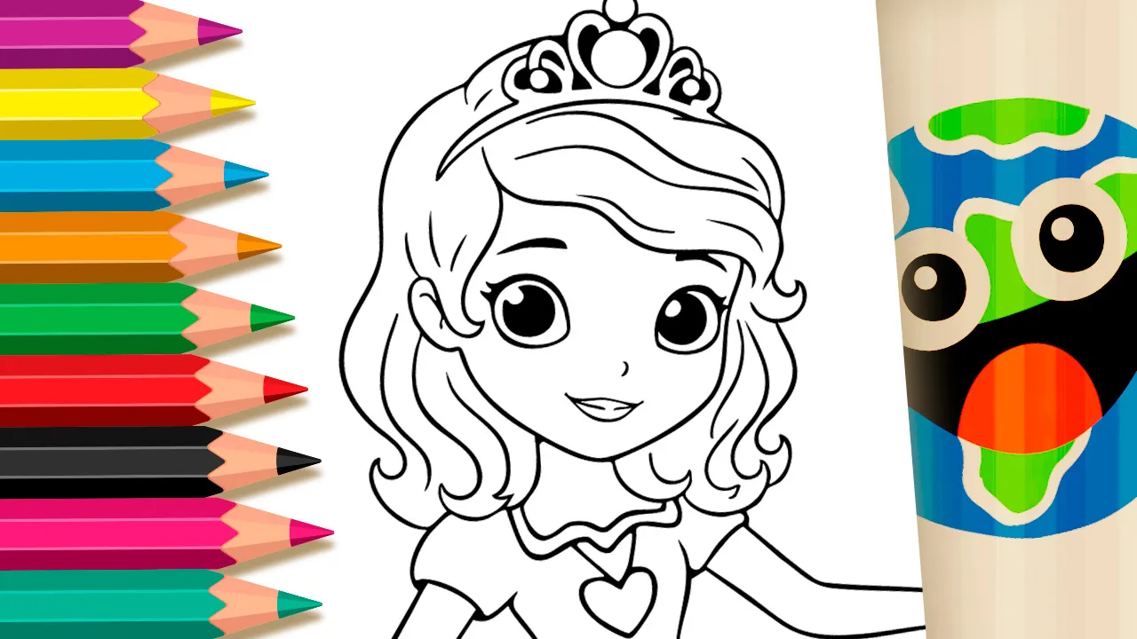 Vestido de Princesa para Colorir: Pinte Online ou Imprima em Alta Qualidade