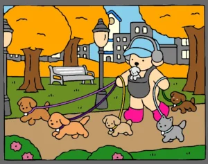 passando com meus cachorrinhos 1769143386