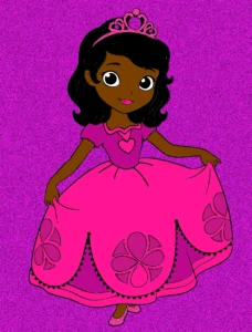 Princesinha Sofia black 🥰