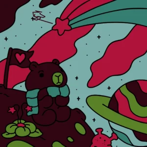 a capivara fora do mundo