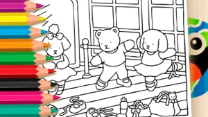 Desenho para colorir Estúdio de Balé Bobbie Goods para Colorir