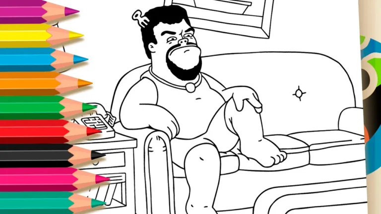 Babu Santana para Colorir: O Famoso do BBB!