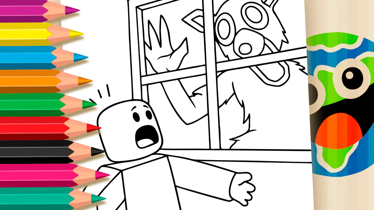 Colorir Online: Cervo em 99 Noites na Floresta (Roblox)