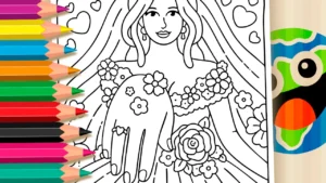 Desenho para colorir Desenho de Meu Lindo Anel para Colorir: Pinte Online ou Imprima em PDF Grátis