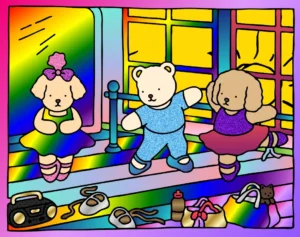 eu amo aula de bale legal