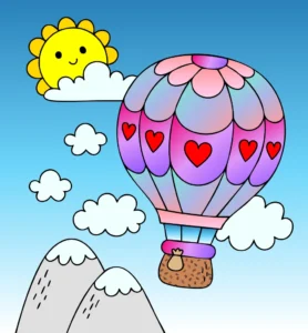 passeio de balão unicornio