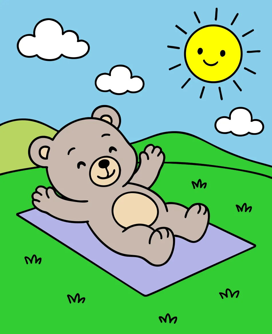 Ursinho poou – Desenho Colorido Online para Pintar e Imprimir | Jogo de Colorir grátis no Mundo dos Jogos