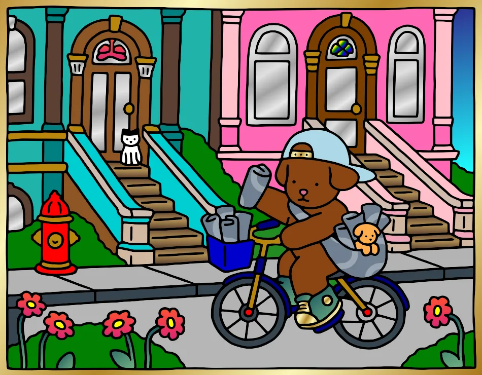 bora trabalhar – Desenho Colorido Online para Pintar e Imprimir | Jogo de Colorir grátis no Mundo dos Jogos