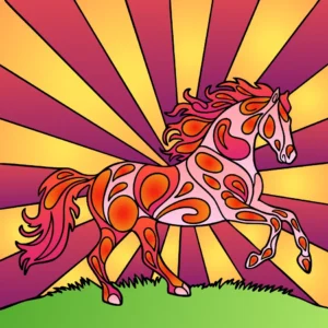 cavalo de fogo e do amor