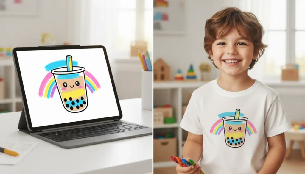 A Nova Febre Criativa: Como Colorir Desenhos Online de Graça e Transformar a Arte em uma Camiseta Exclusiva