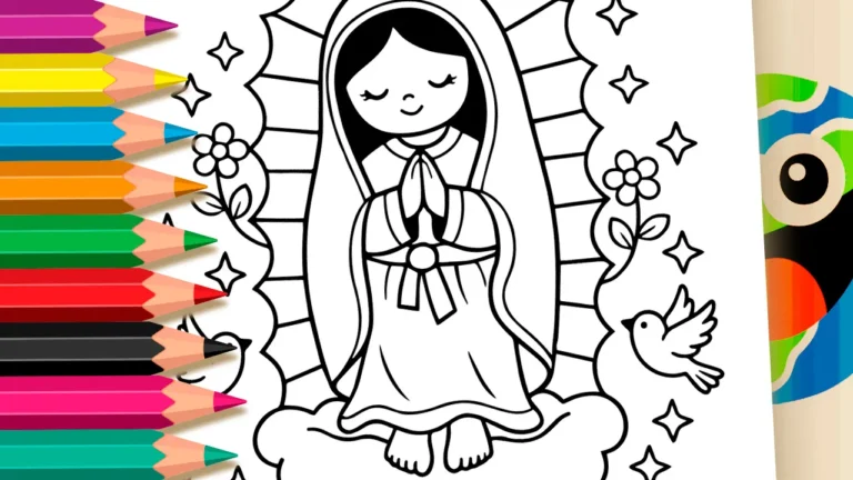 Colorir Maria, Mãe de Jesus: Arte e Paz para Todos