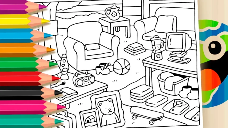 Desenho Bazar de Garagem Estilo Bobbie Goods GRÁTIS ▷ Pinte no Celular