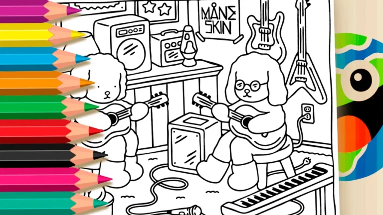 Måneskin Estilo Bobbie Goods GRÁTIS ▷ Pinte no Celular para colorir - Kawaii Aesthetic