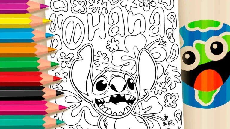 Desenho do Stitch GRÁTIS ▷ Pinte “Ohana” no Celular