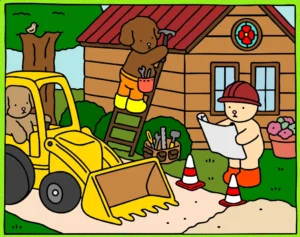 felizes na construção