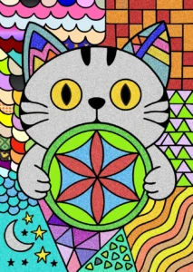 Gato Colorido