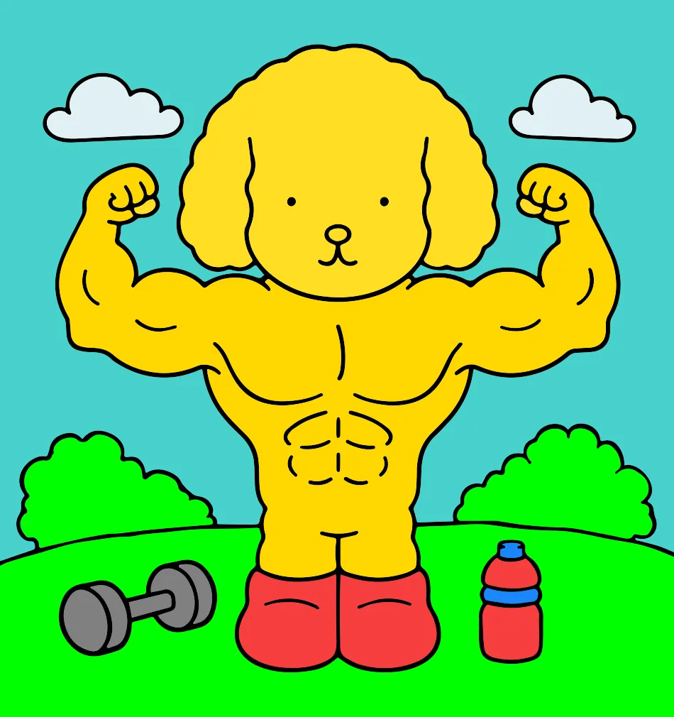 musculoso – Desenho Colorido Online para Pintar e Imprimir | Jogo de Colorir grátis no Mundo dos Jogos