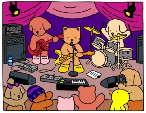 a incrivel banda de rock