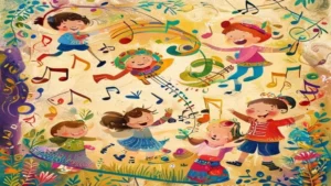 Caça-palavras com brinquedos e cantigas populares para o ensino de Arte no 3º Ano.