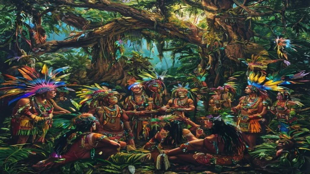 Caça-palavras com temas da cultura e história indígena brasileira, destacando tradições e saberes.