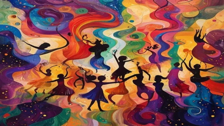 "Dança como forma de expressão corporal em um caça-palavras sobre o tema A Expressão Corporal Através da Dança."