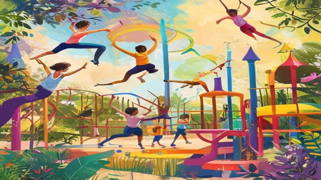 Ginástica para Todos: caça-palavras com equilíbrio, saltos e acrobacias na Educação Física para o 4º Ano.