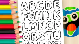 Desenho para colorir Letras do Alfabeto A a Z GRÁTIS ▷ Pinte no Celular