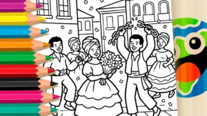 Desenho para colorir Abolição da Escravidão para Colorir GRÁTIS ▷ Pinte!