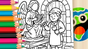 Aleijadinho e o Barroco para Colorir GRÁTIS ▷ Pinte!