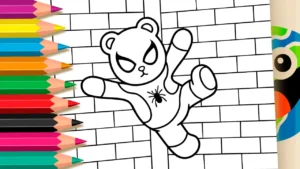 Desenho Ursinho Homem Aranha Para Colorir GRÁTIS ▷ Pinte Online